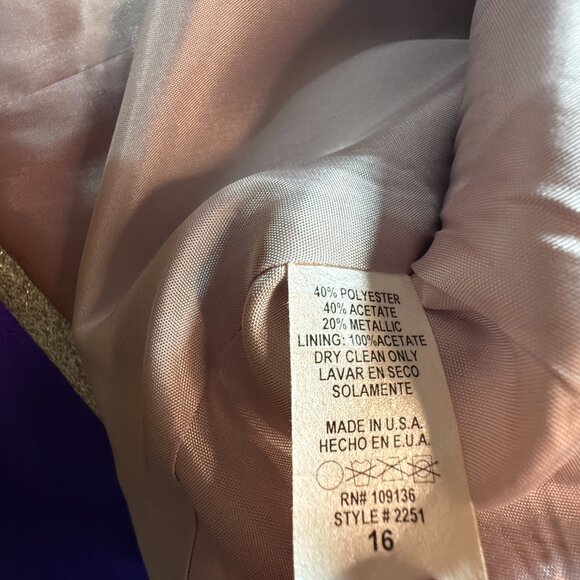 VTG📌 She's Line Exquisite Formal -Mother Bride/ Groom -Evening Skirt Suit - Picture 16 of 16